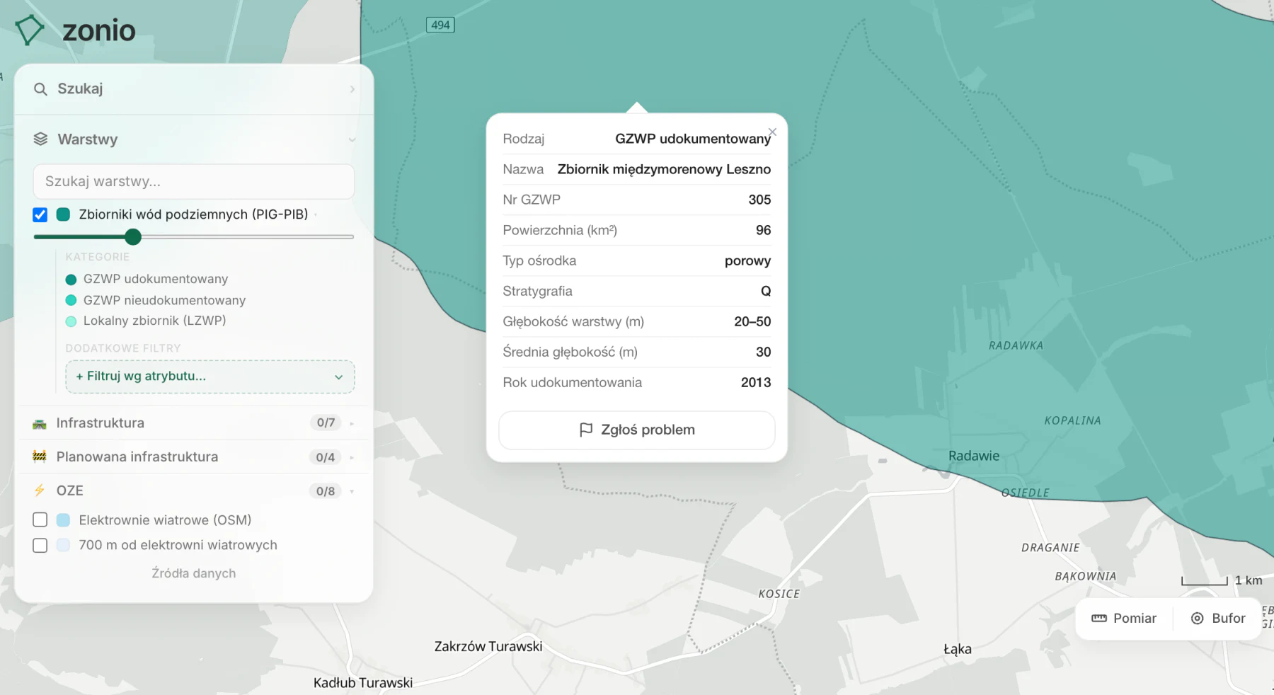 Zbiorniki wód podziemnych (PIG-PIB)