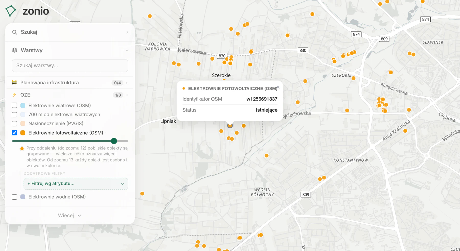 Elektrownie fotowoltaiczne (OSM)